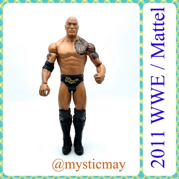 2011 WWE Mattel DWAYNE The Rock JOHNSON Elite Action Figure - Picture 1 of 11